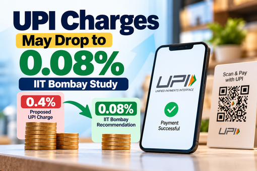 UPI Charges May Drop to 0.08%: IIT Bombay Study