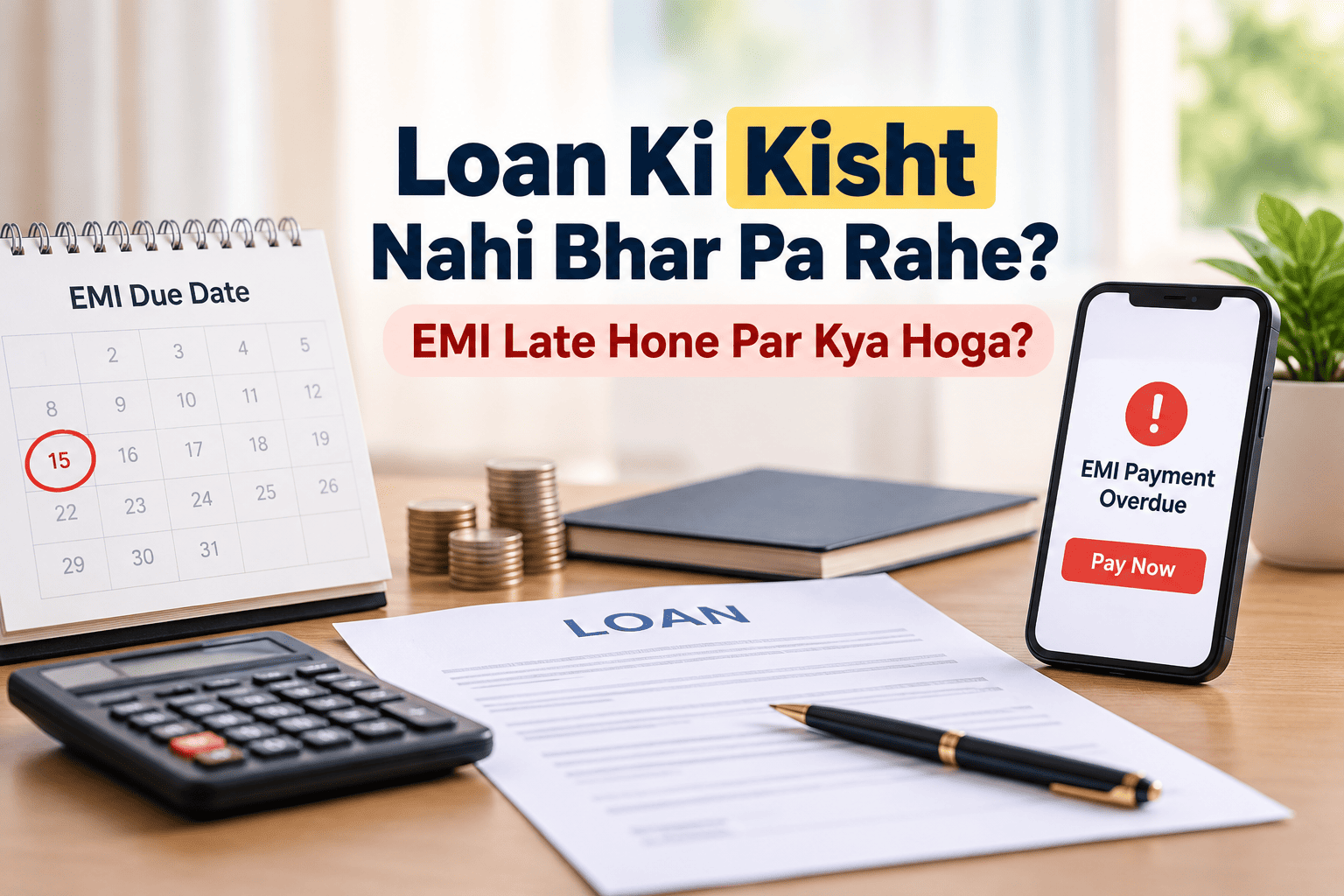 Loan Ki Kissht Nahi Bhar Pa Rahe? EMI Late Hone Par Kya Hoga?