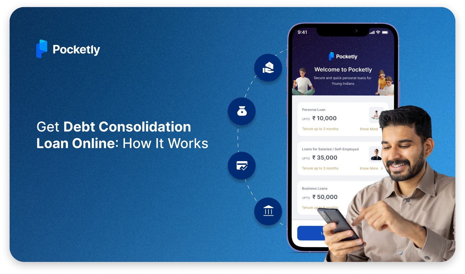 Get Debt Consolidation Loan Online: How It Works
