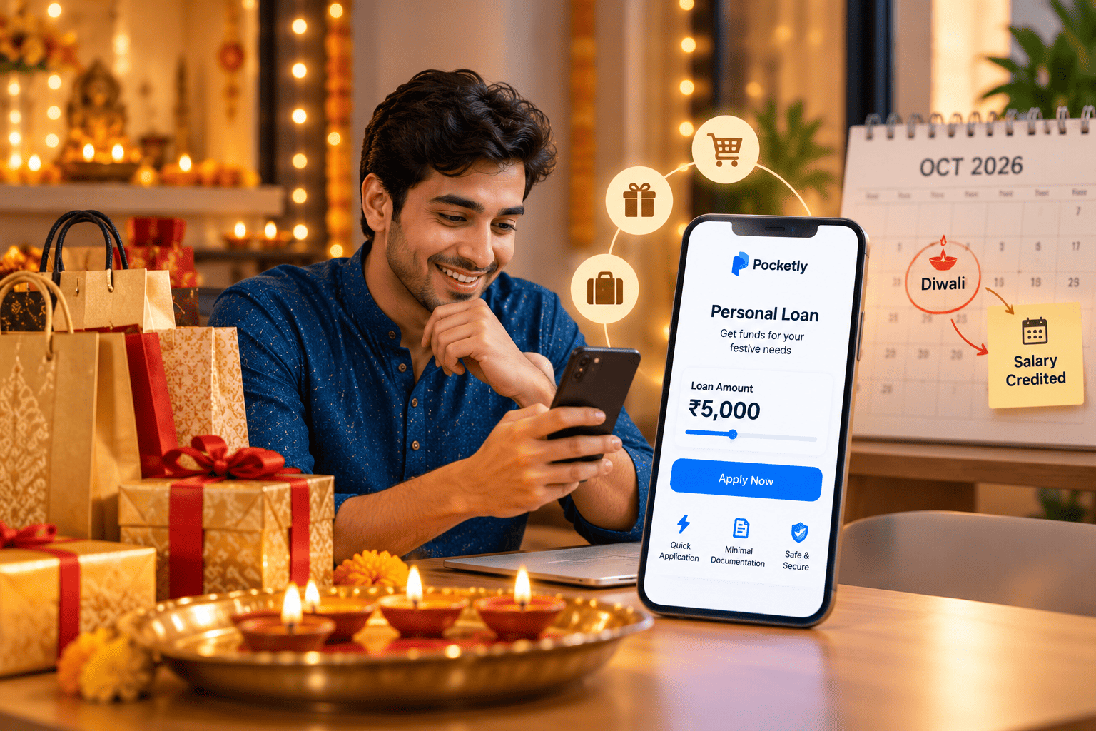 Personal Loan for Diwali 2026: How to Manage Festive Expenses Before Payday