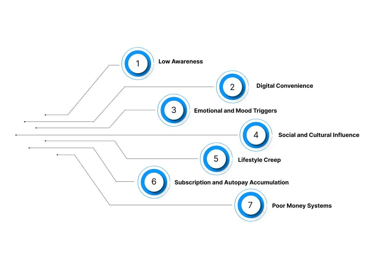 Why People Spend Money Wastefully? A Behavioural Model