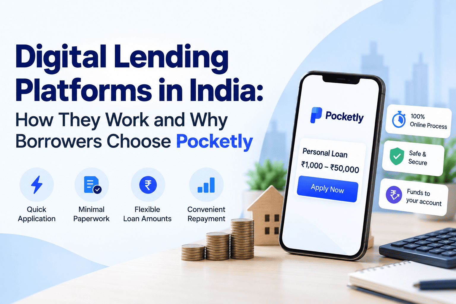 Digital Lending Platforms in India: How They Work and Why Borrowers Choose Pocketly