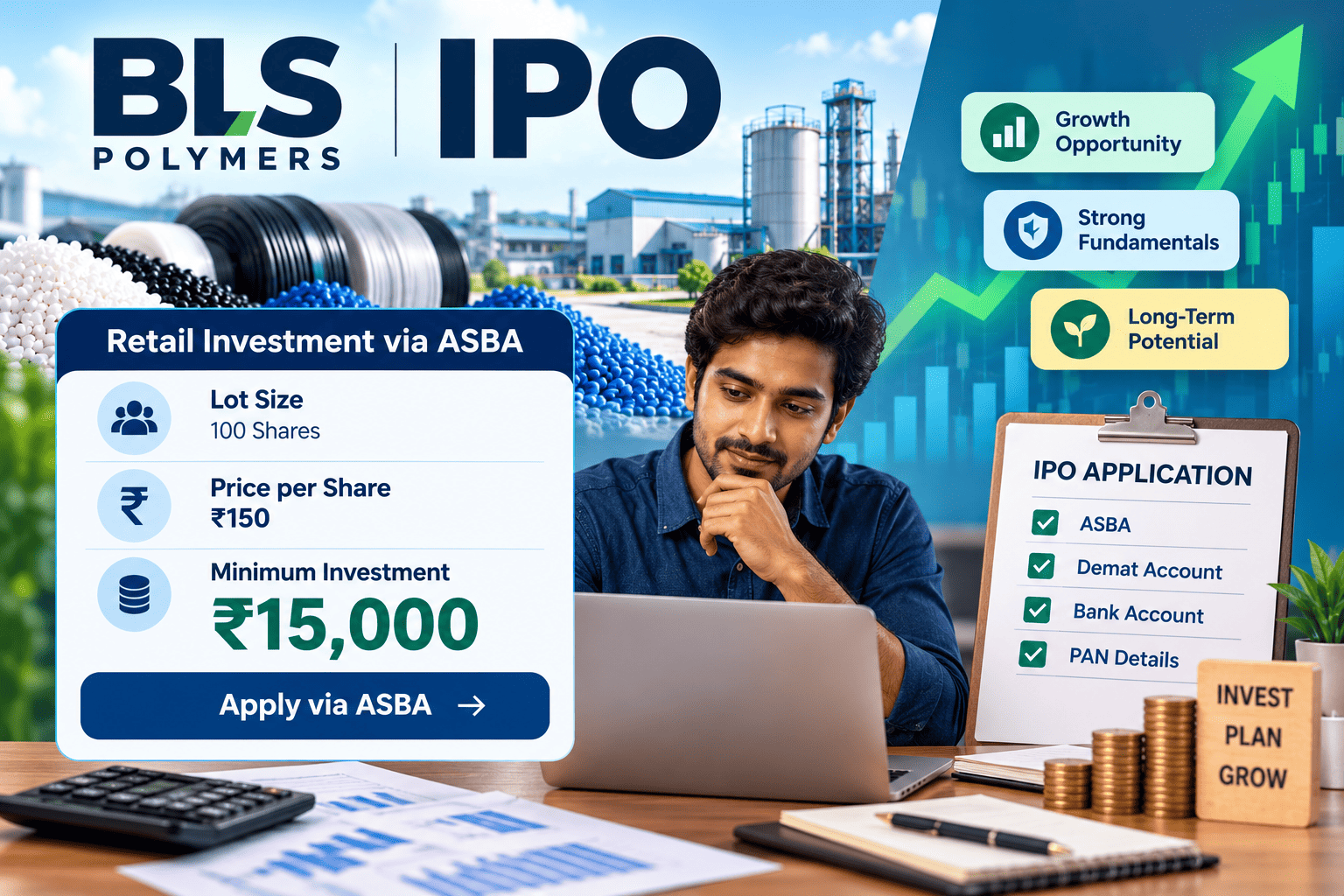 Before Bidding ₹15,000: 4 Key Things BLS Polymers IPO Financials & ₹35 GMP Reveal