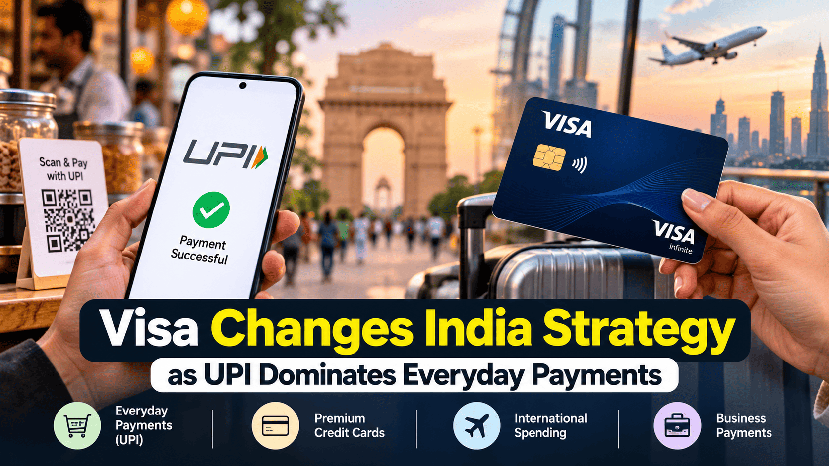Visa Changes India Strategy as UPI Dominates Everyday Payments