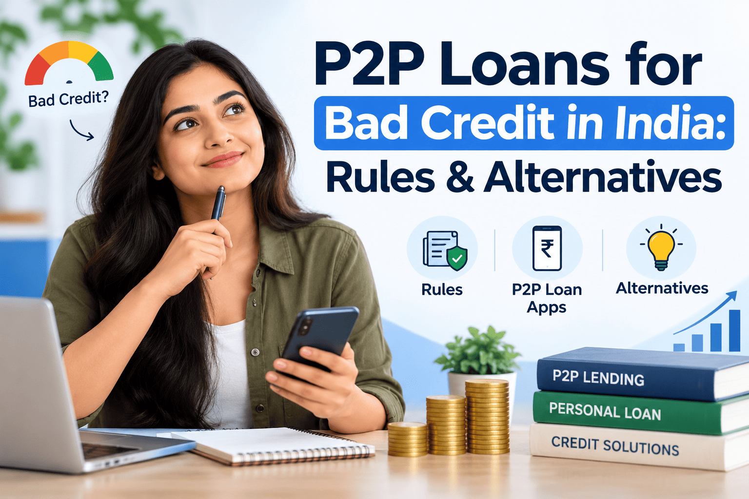 P2P Loans for Bad Credit in India: RBI Rules & Safer Alternatives (2026)